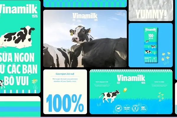 Bộ nhận diện mới của Vinamilk